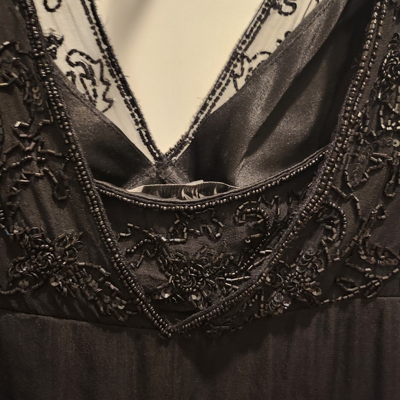 D'Albert Womens Black Designer Mini Dress-Size 6 - Picture 3 of 9